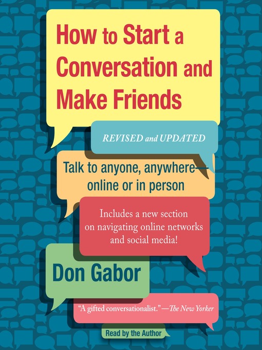 Title details for How to Start a Conversation and Make Friends by Don Gabor - Available